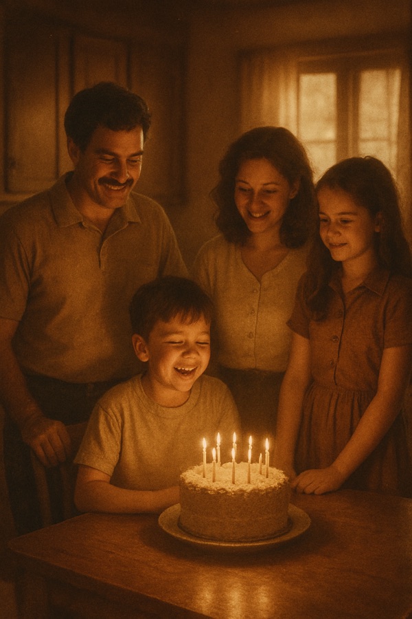 День рождения папы, 1990
